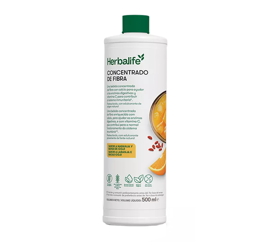 Concentrado de Fibra Herbalife Laranja e Bagas Goji – 500 ml