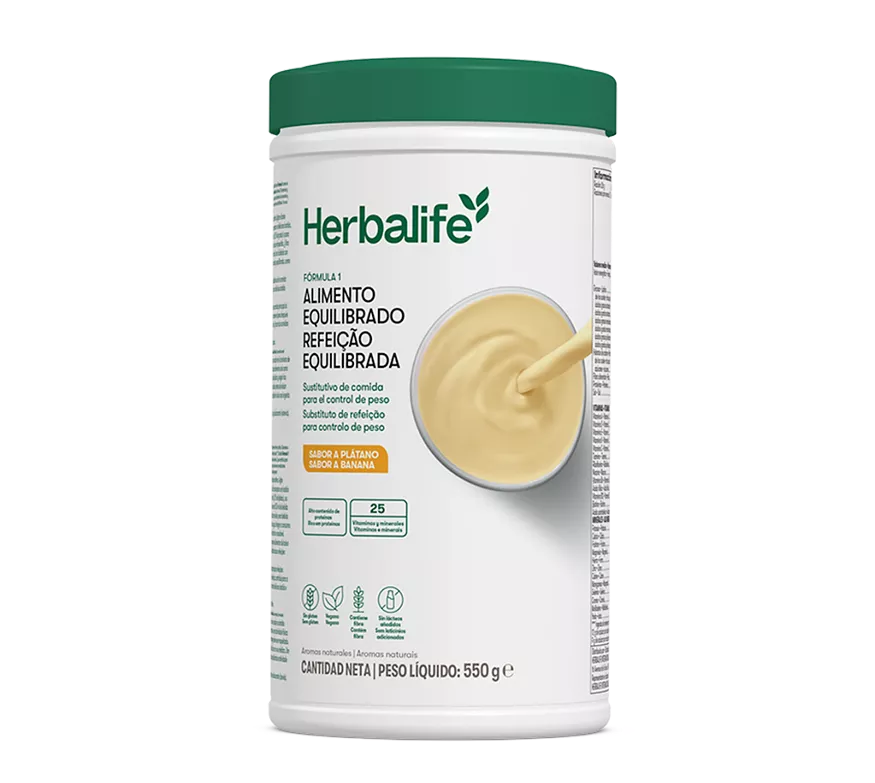 Fórmula 1 Herbalife® Banana – Refeição Equilibrada 550 g
